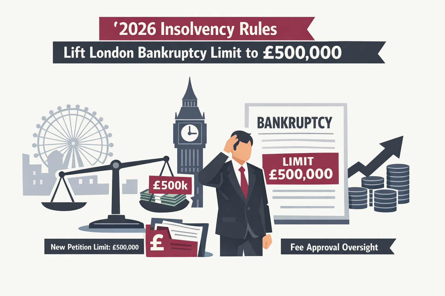 2026 Insolvency Rules Lift London Bankruptcy Limit to £500,000