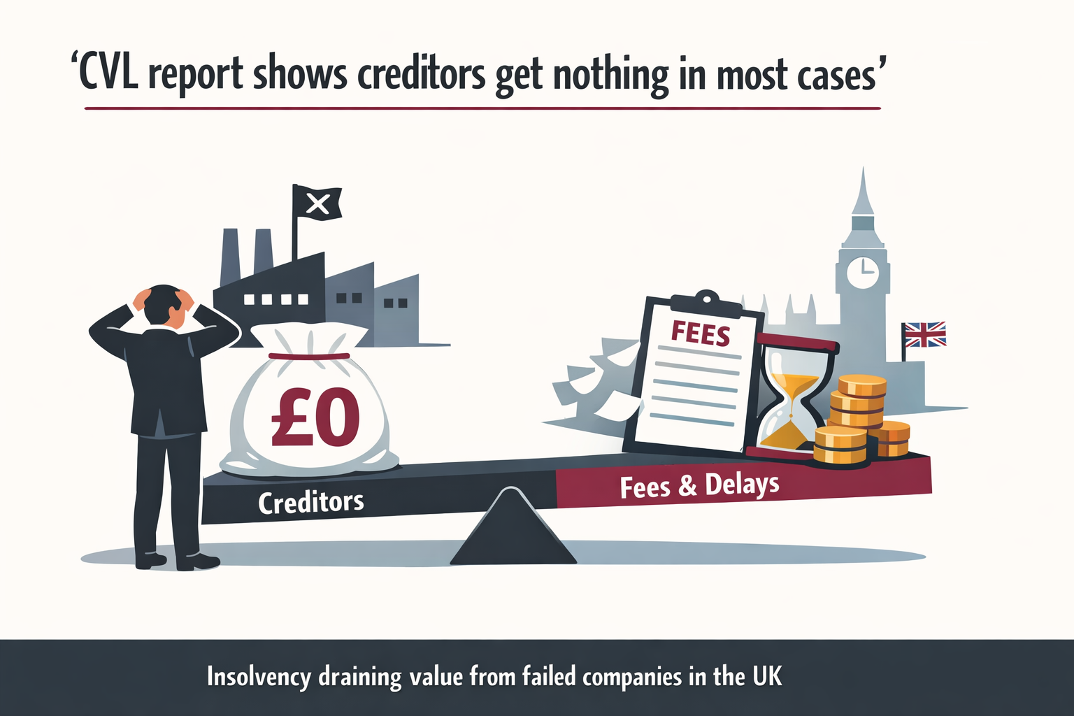 CVL report shows creditors get nothing in most cases