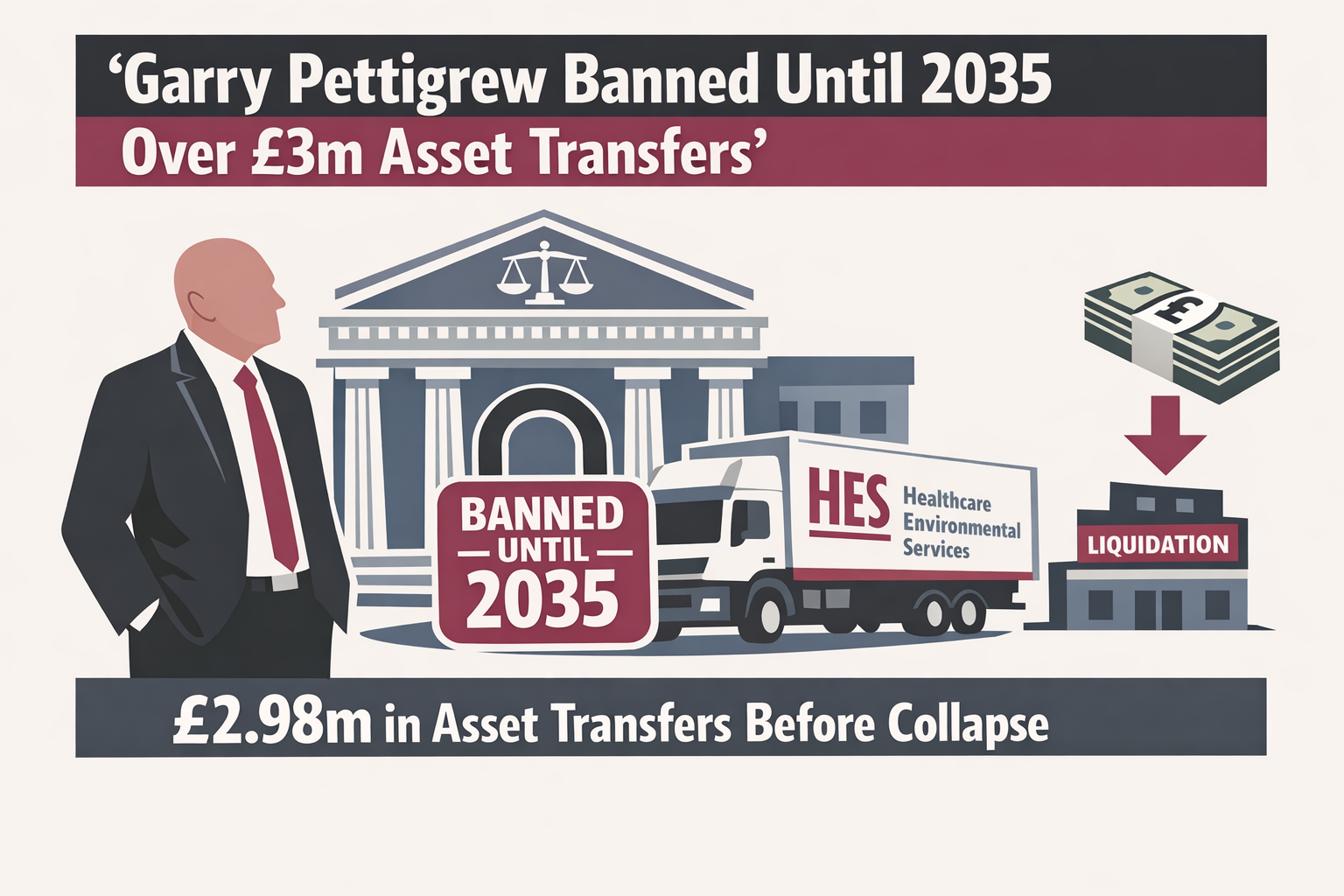 Garry Pettigrew Banned Until 2035 Over £3m Asset Transfers