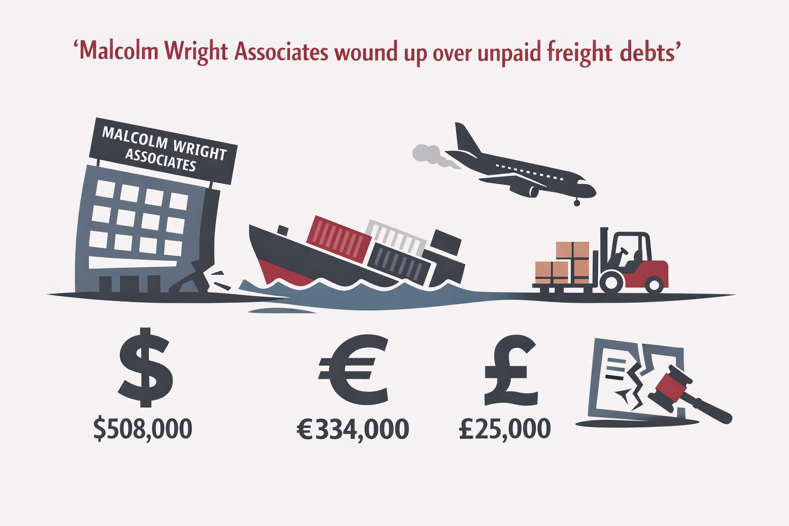 Malcolm Wright Associates wound up over unpaid freight debts