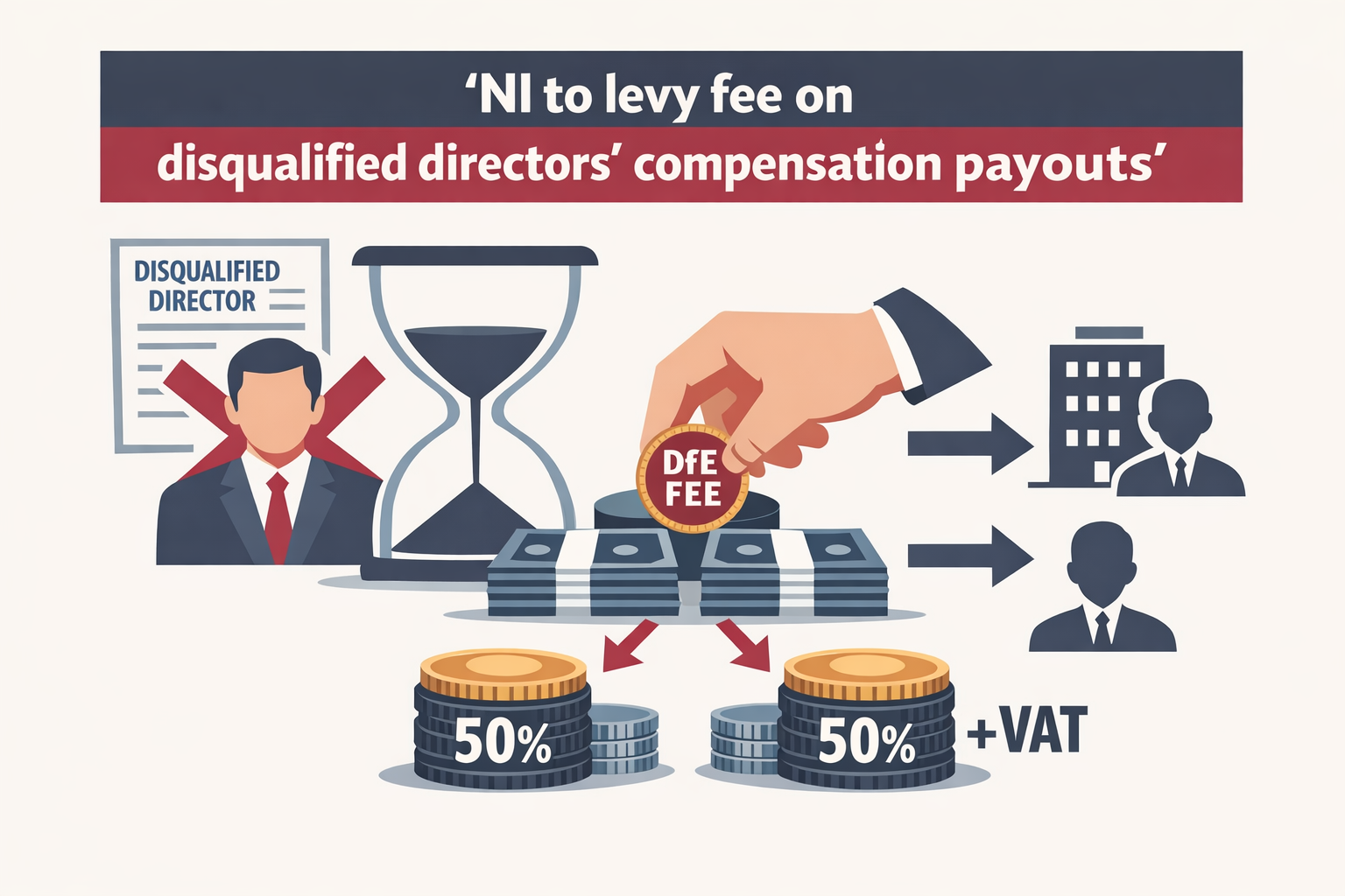 NI to levy fee on disqualified directors’ compensation payouts