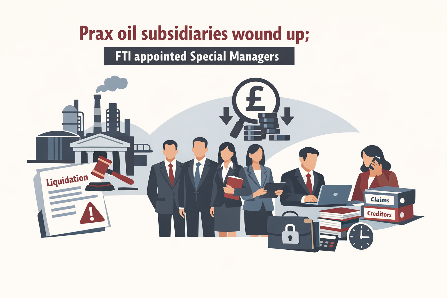 Prax oil subsidiaries wound up; FTI appointed Special Managers