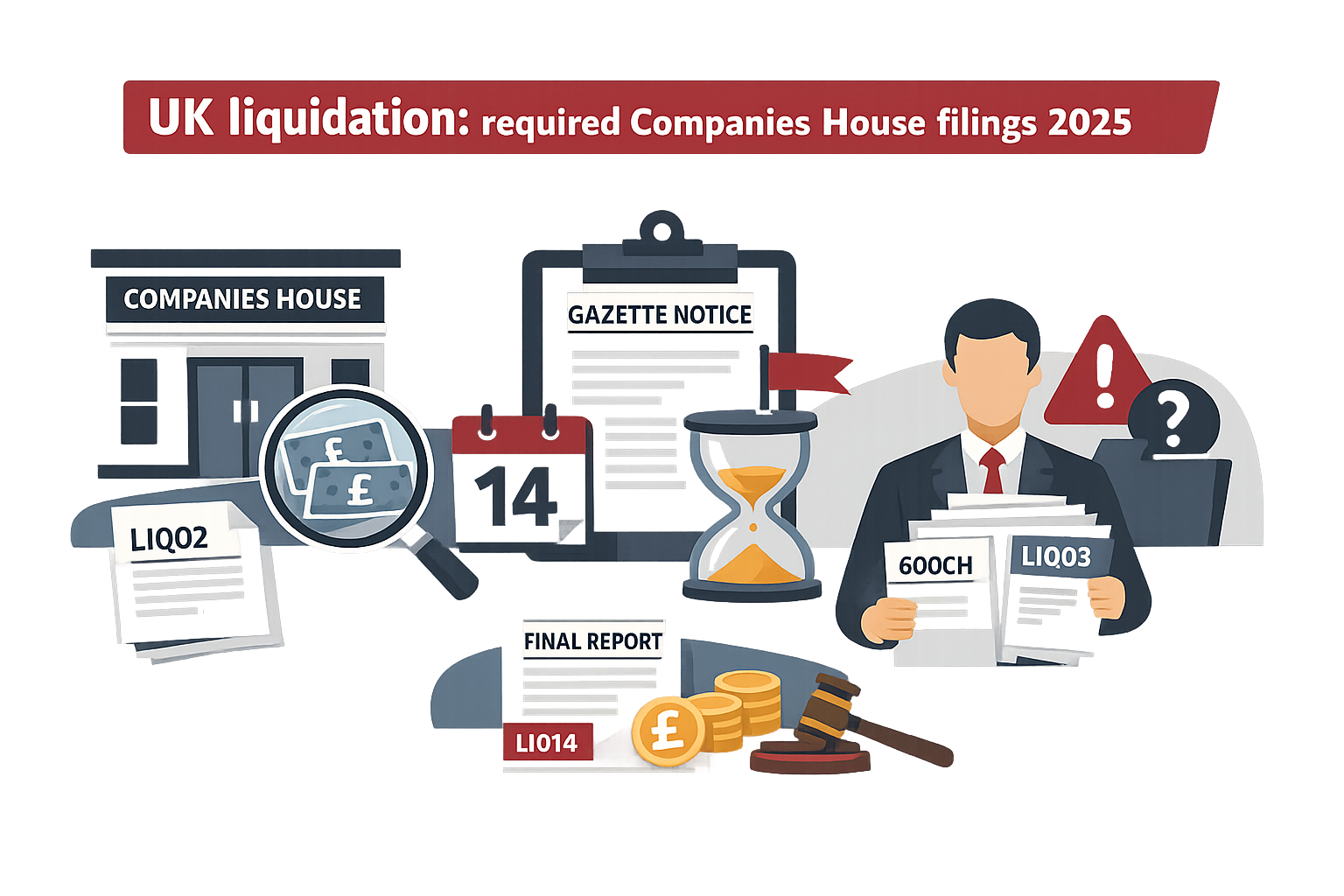 UK liquidation: required Companies House filings 2025