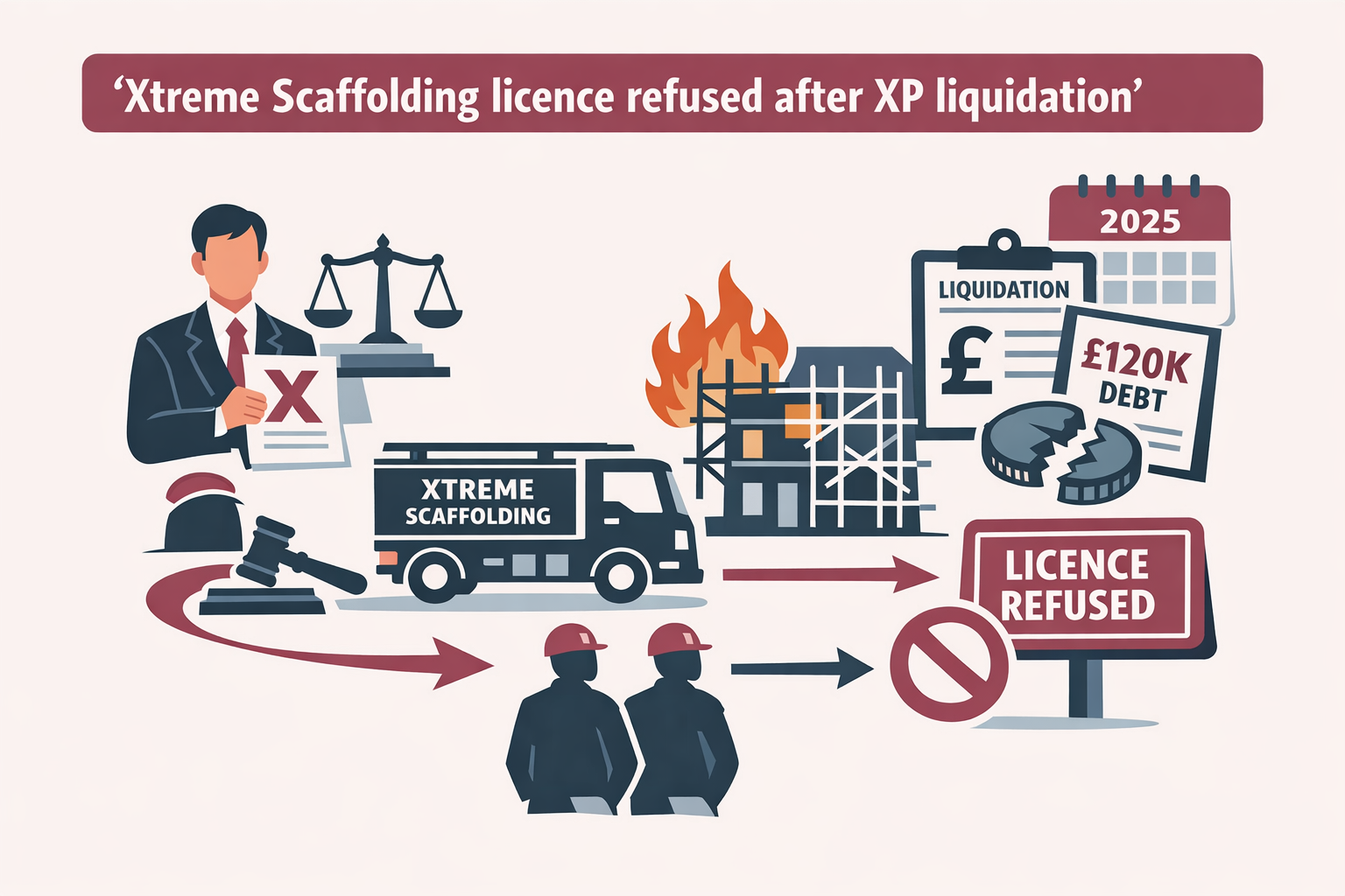 Xtreme Scaffolding licence refused after XP liquidation